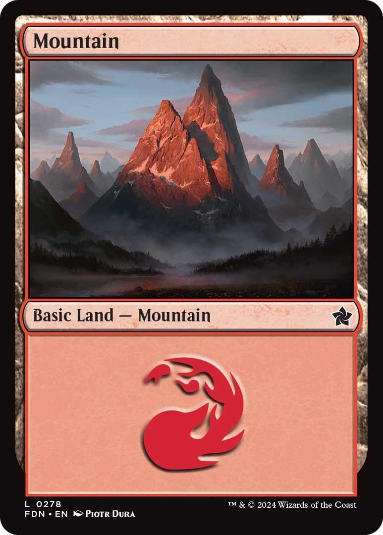 Mountain (0278) (278) [FDN] - MTG Single