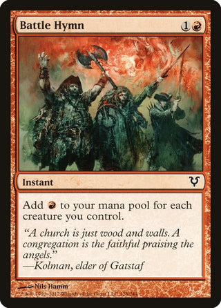 Battle Hymn (128) [AVR] - MTG Single