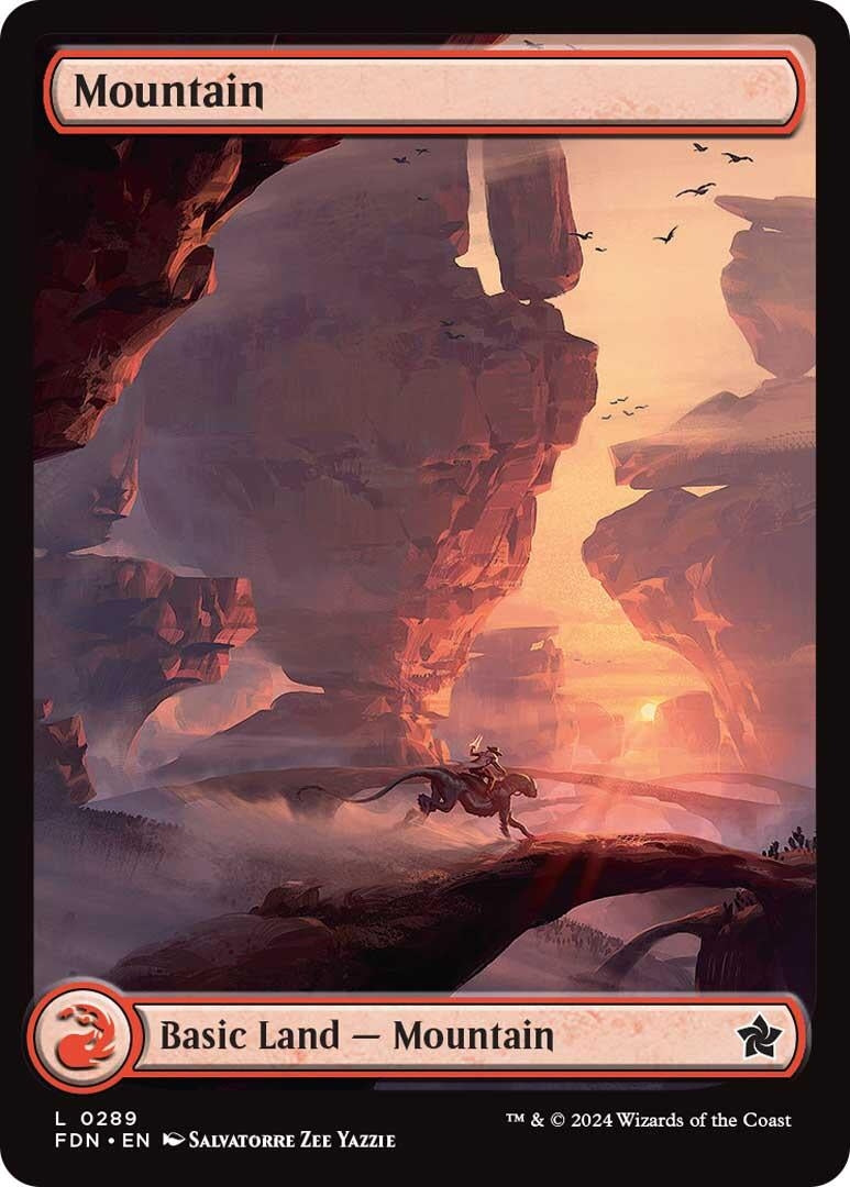 Mountain (0289) (289) [FDN] - MTG Single