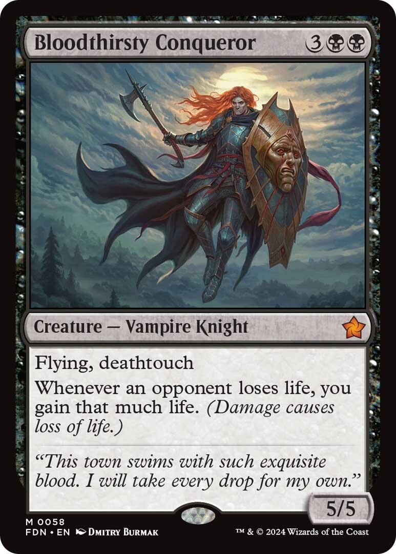 Bloodthirsty Conqueror (58) [FDN] - MTG Single