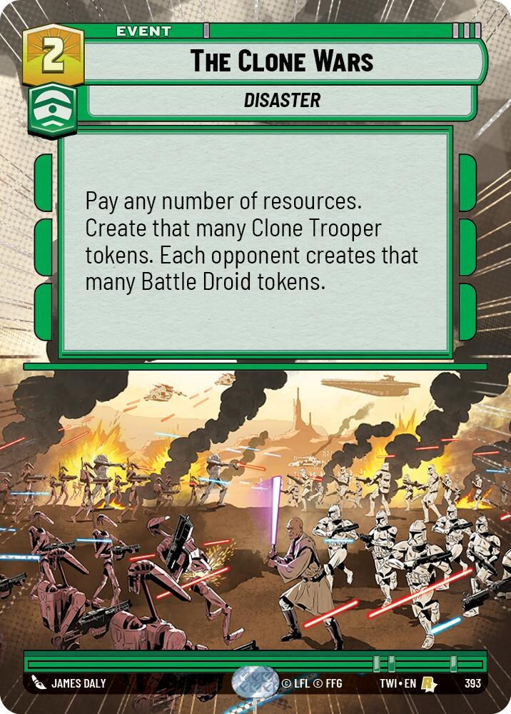 The Clone Wars (Hyperspace) (393) (TOR) - Star Wars: Unlimited Single