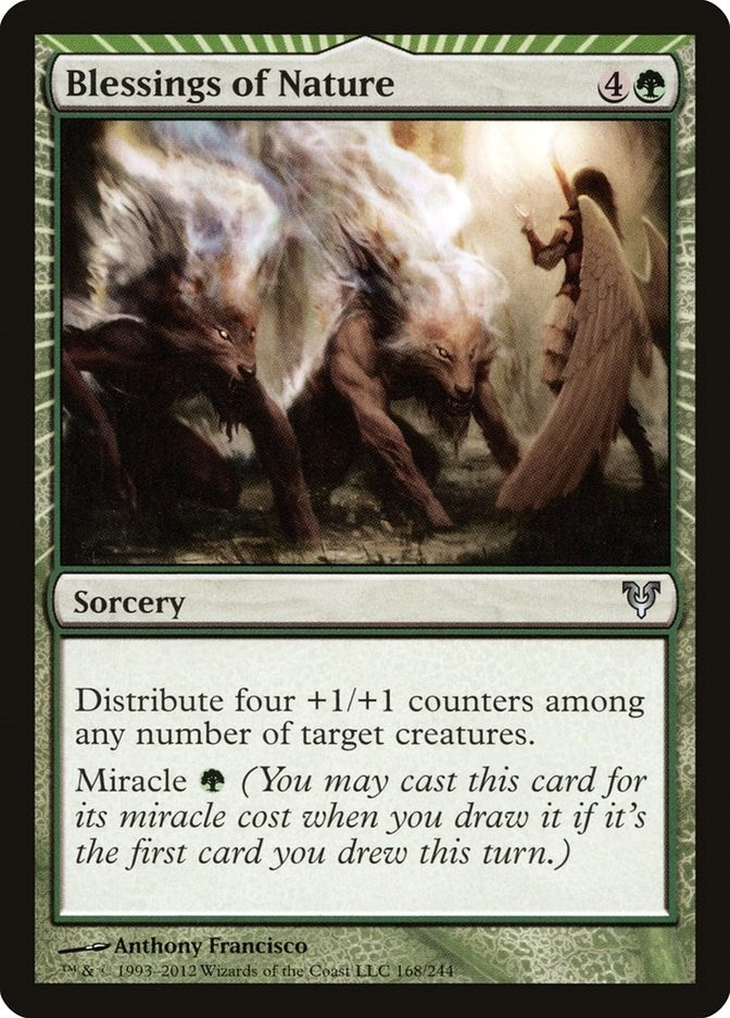 Blessings of Nature (168) [AVR] - MTG Single