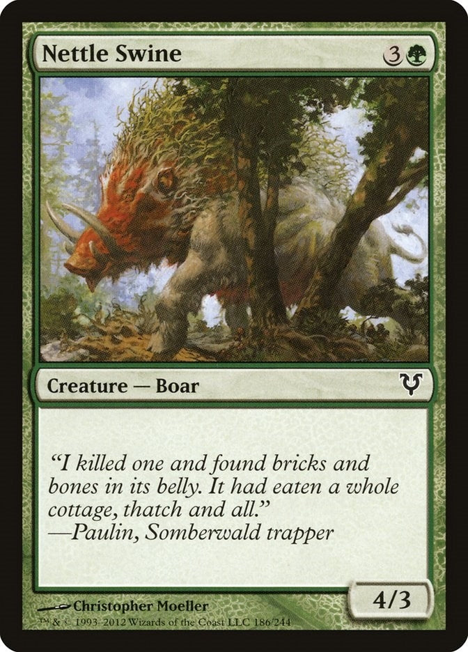 Nettle Swine (186) [AVR] - MTG Single