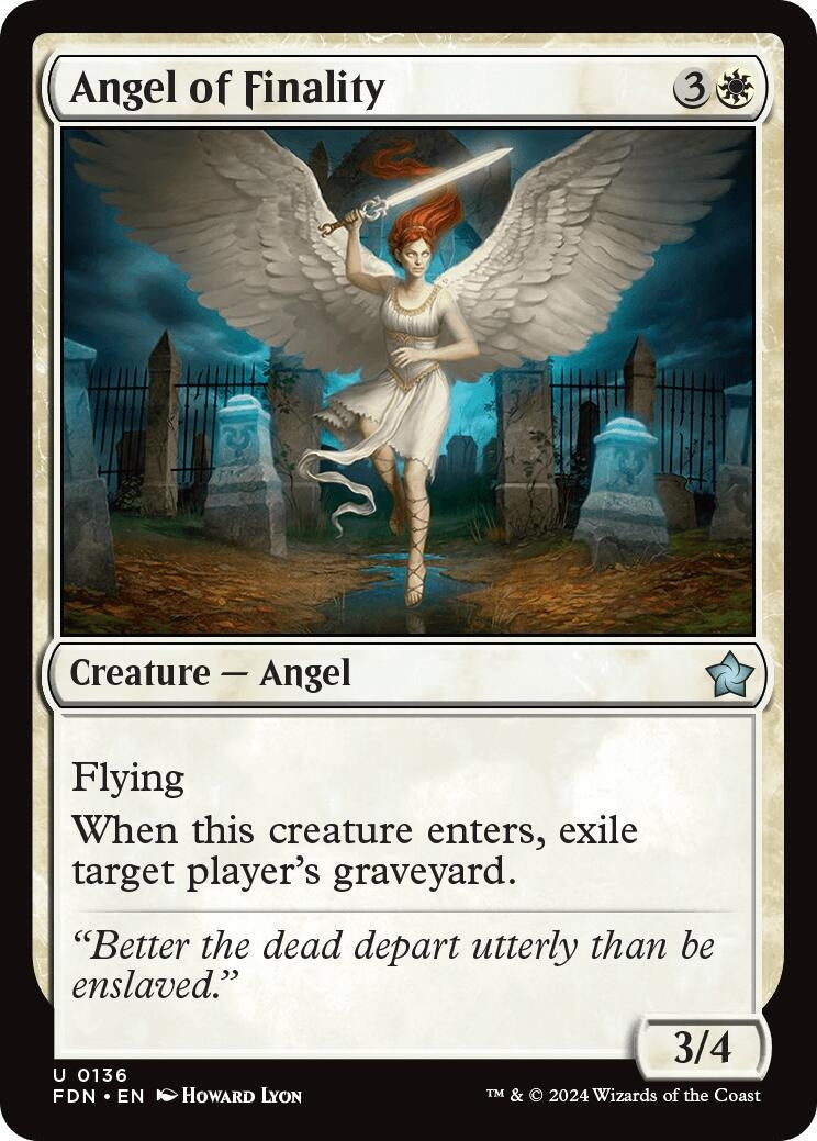 Angel of Finality (136) [FDN] - MTG Single