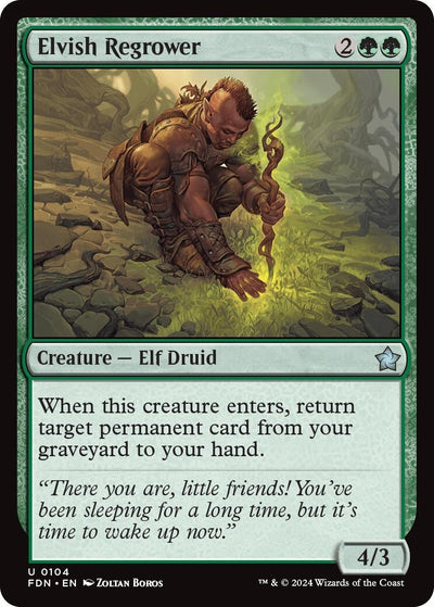 Elvish Regrower (104) [FDN]
