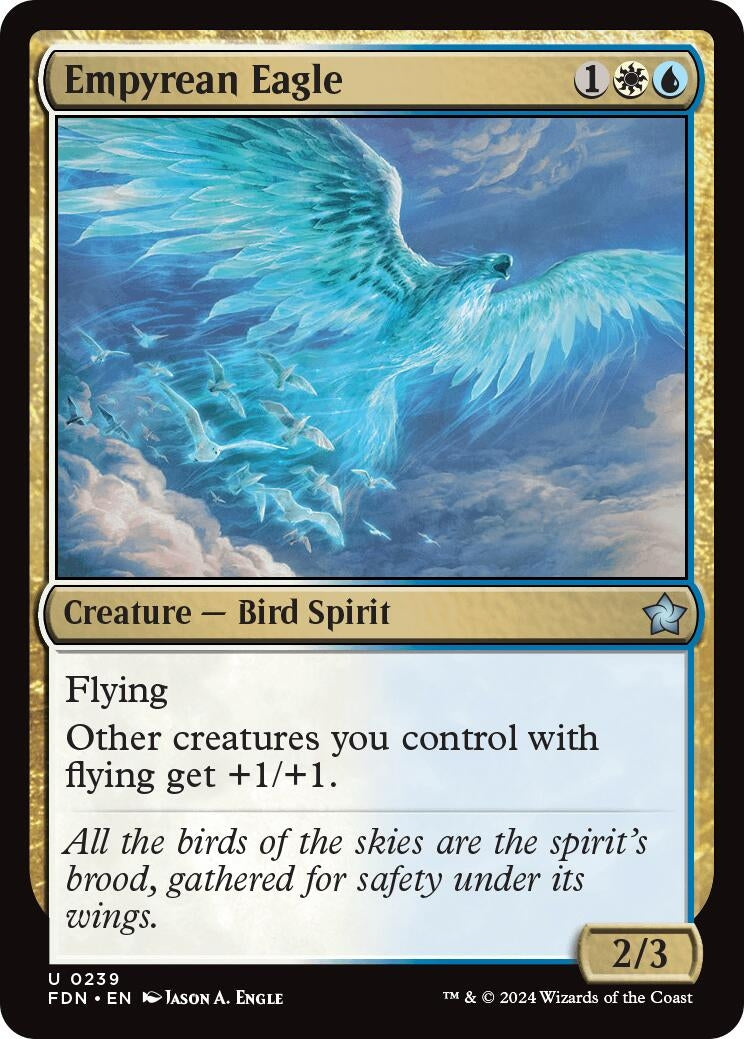 Empyrean Eagle (239) [FDN] - MTG Single