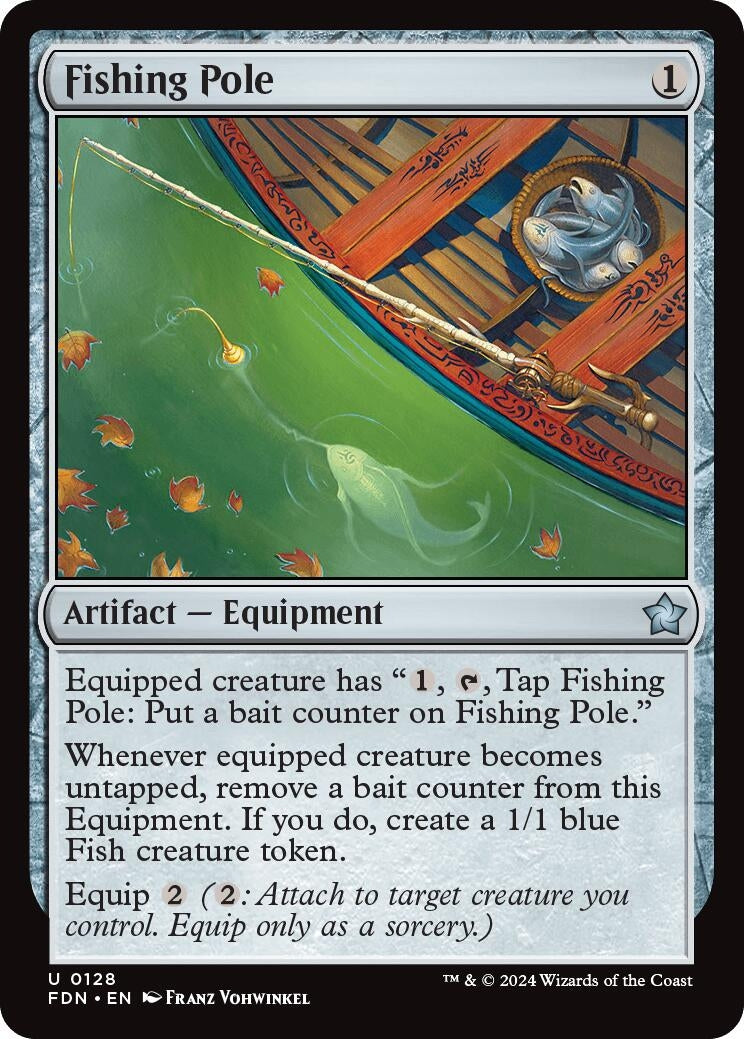 Fishing Pole (128) [FDN] - MTG Single