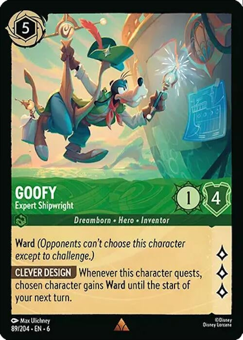 Goofy - Expert Shipwright (89) (6) - Disney Lorcana Single