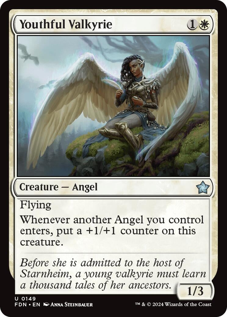 Youthful Valkyrie (149) [FDN] - MTG Single