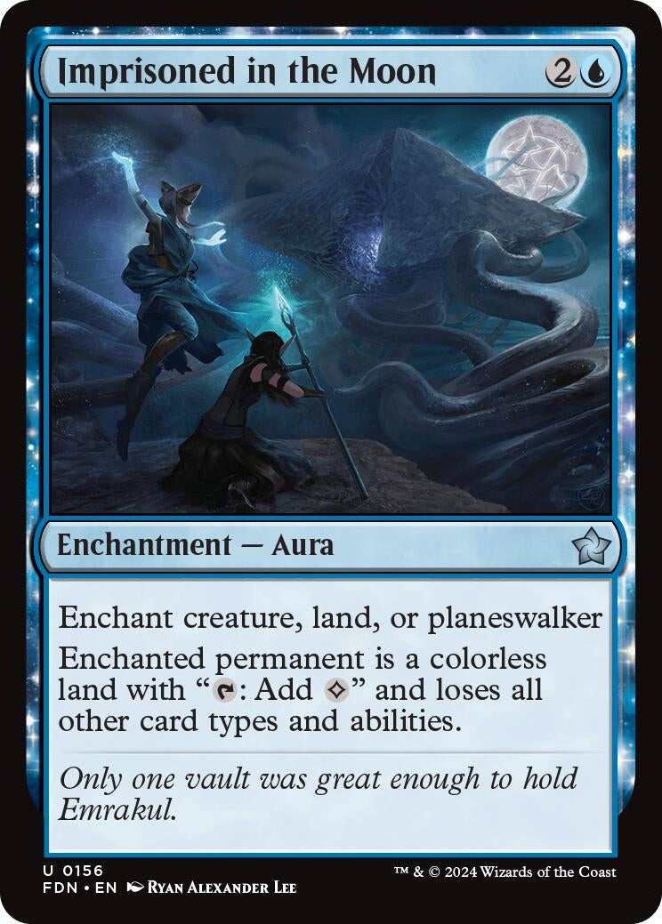 Imprisoned in the Moon (156) [FDN] - MTG Single