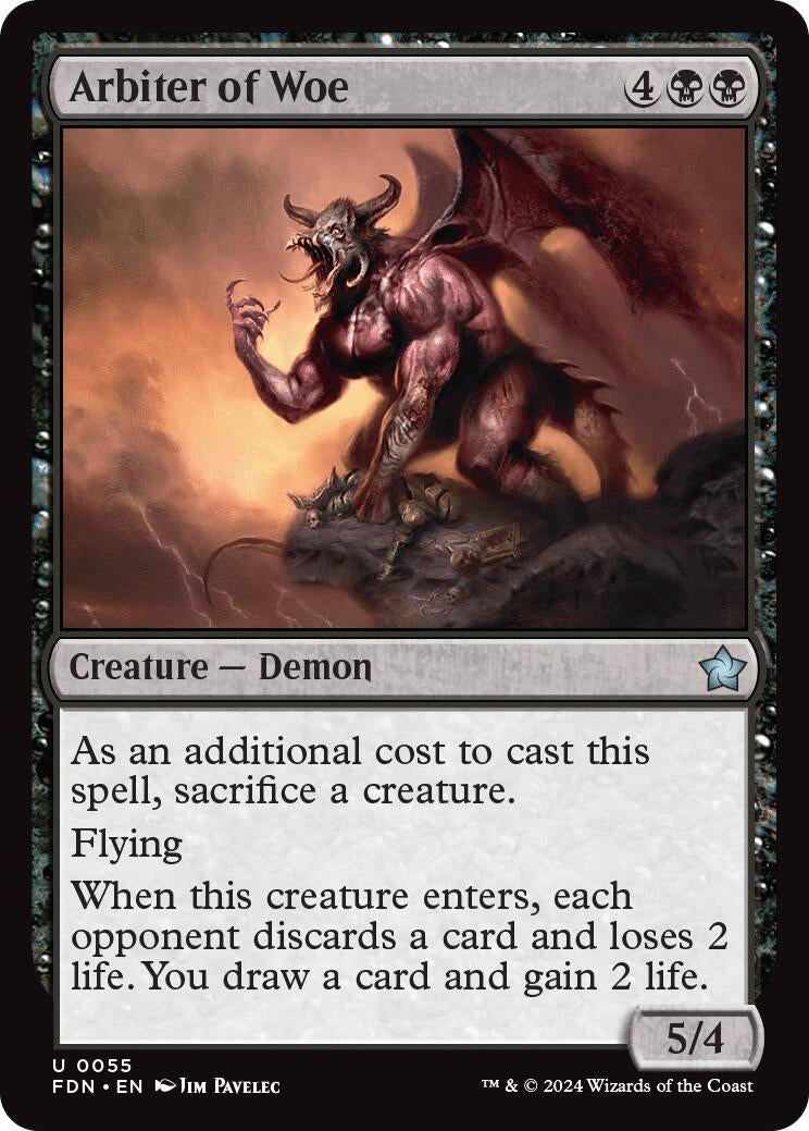 Arbiter of Woe (55) [FDN] - MTG Single