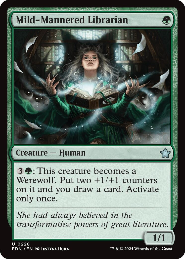 Mild-Mannered Librarian (228) [FDN] - MTG Single