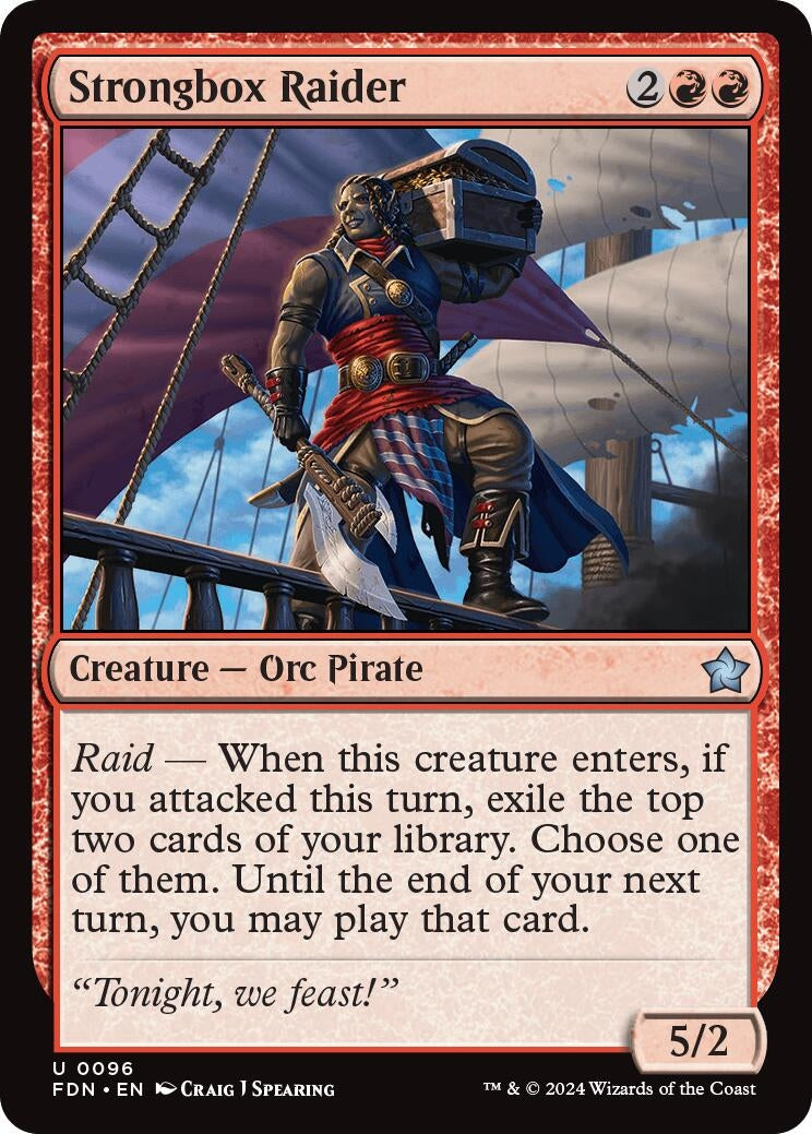 Strongbox Raider (96) [FDN] - MTG Single