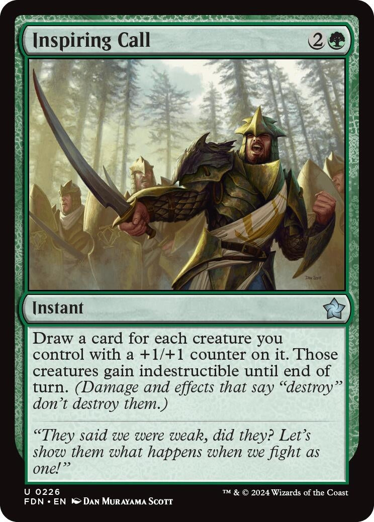 Inspiring Call (226) [FDN] - MTG Single