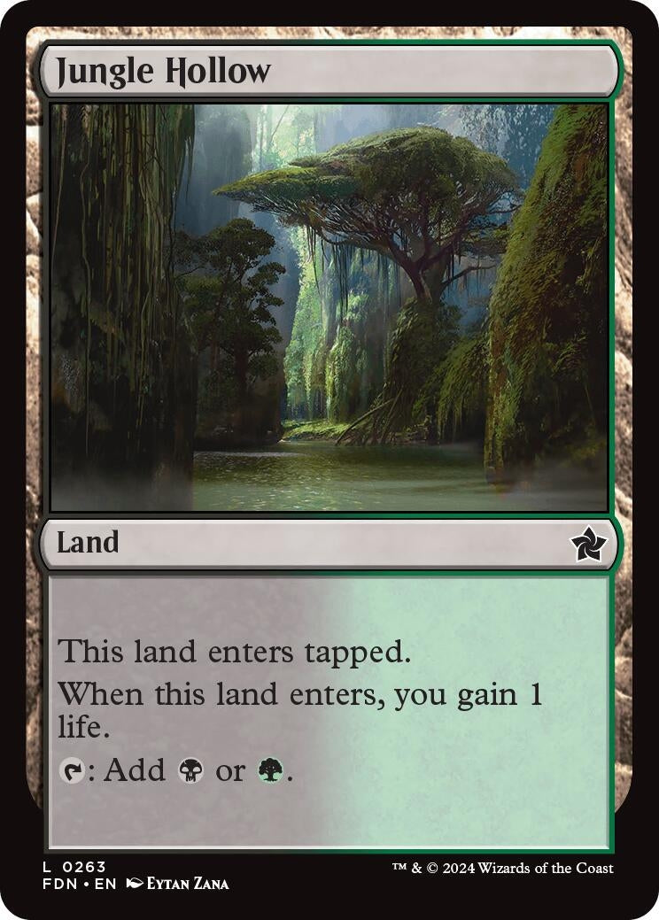 Jungle Hollow (263) [FDN] - MTG Single