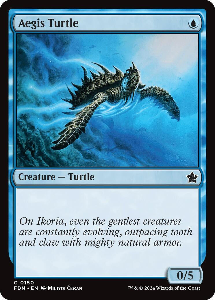 Aegis Turtle (150) [FDN] - MTG Single