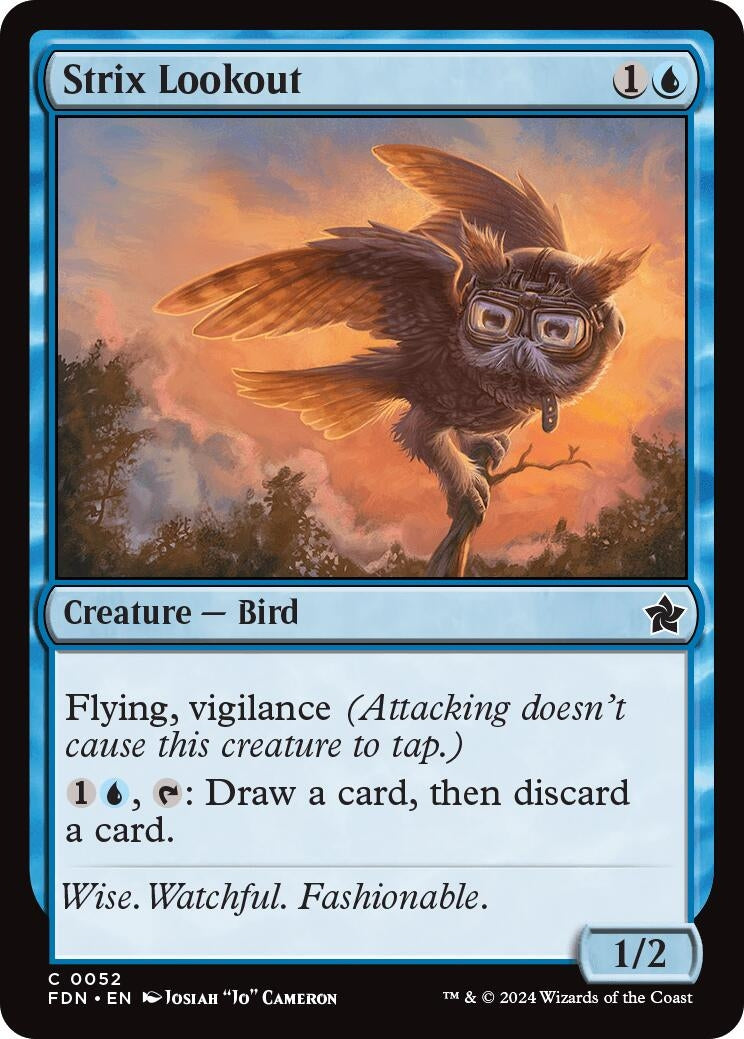 Strix Lookout (52) [FDN] - MTG Single