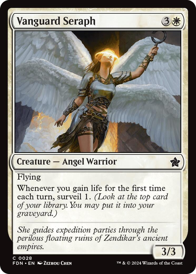 Vanguard Seraph (28) [FDN] - MTG Single