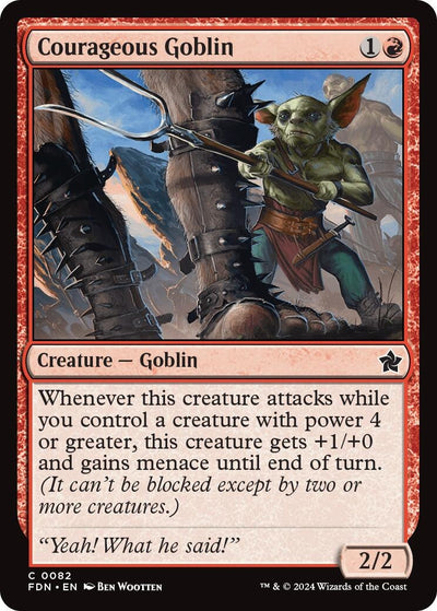 Courageous Goblin (82) [FDN]