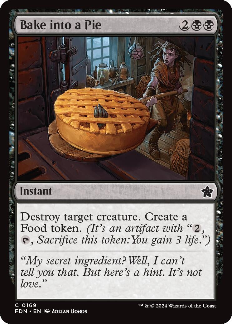 Bake into a Pie (169) [FDN] - MTG Single