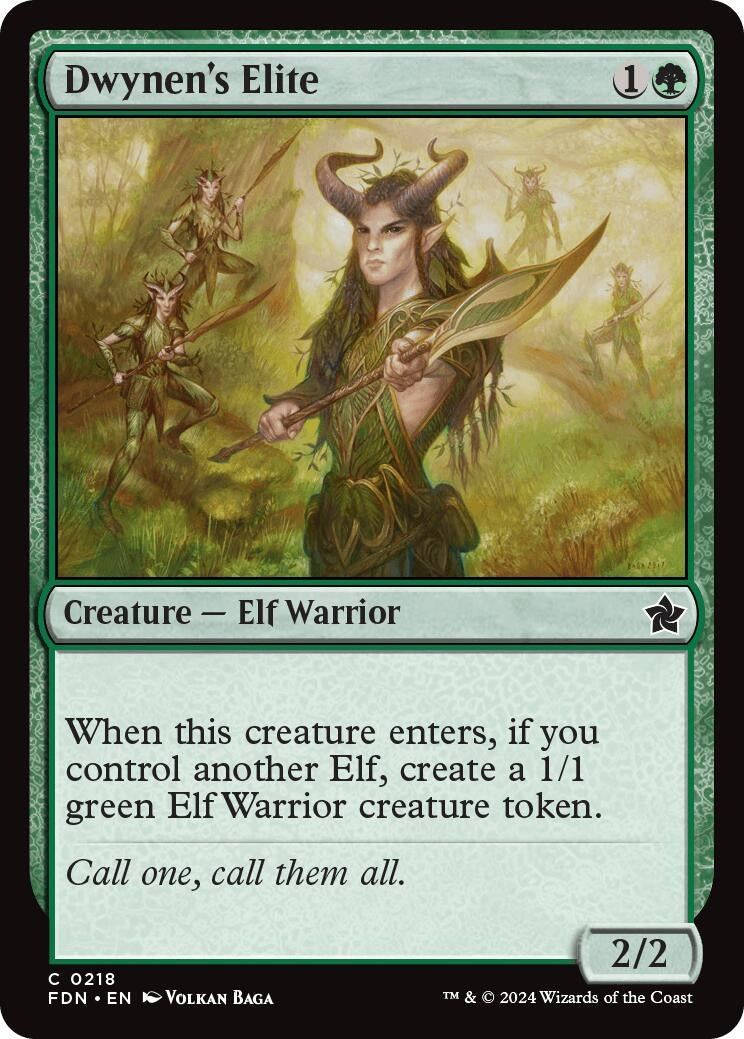 Dwynen’s Elite (218) [FDN] - MTG Single