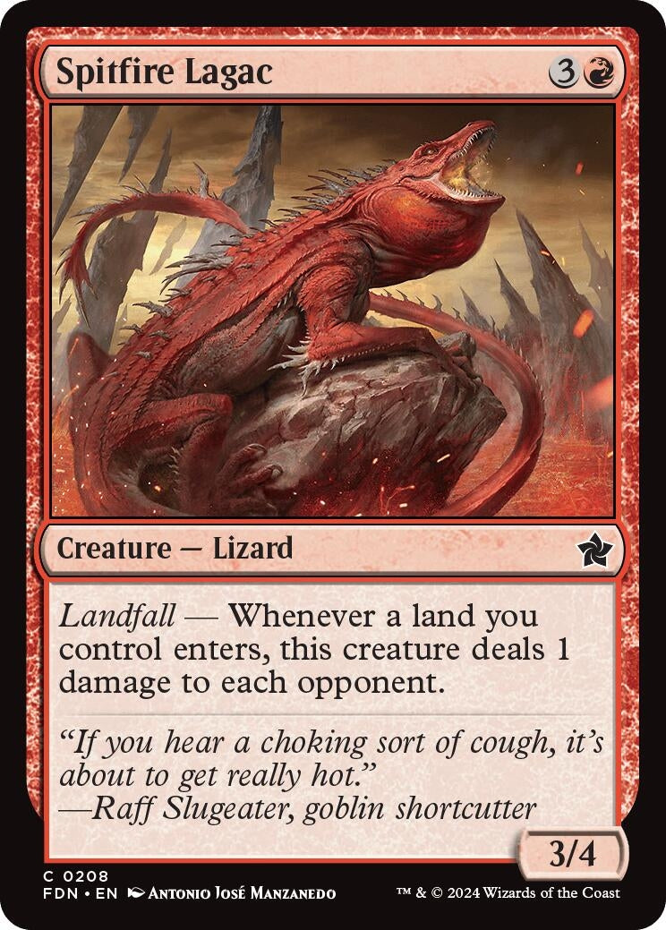 Spitfire Lagac (208) [FDN] - MTG Single