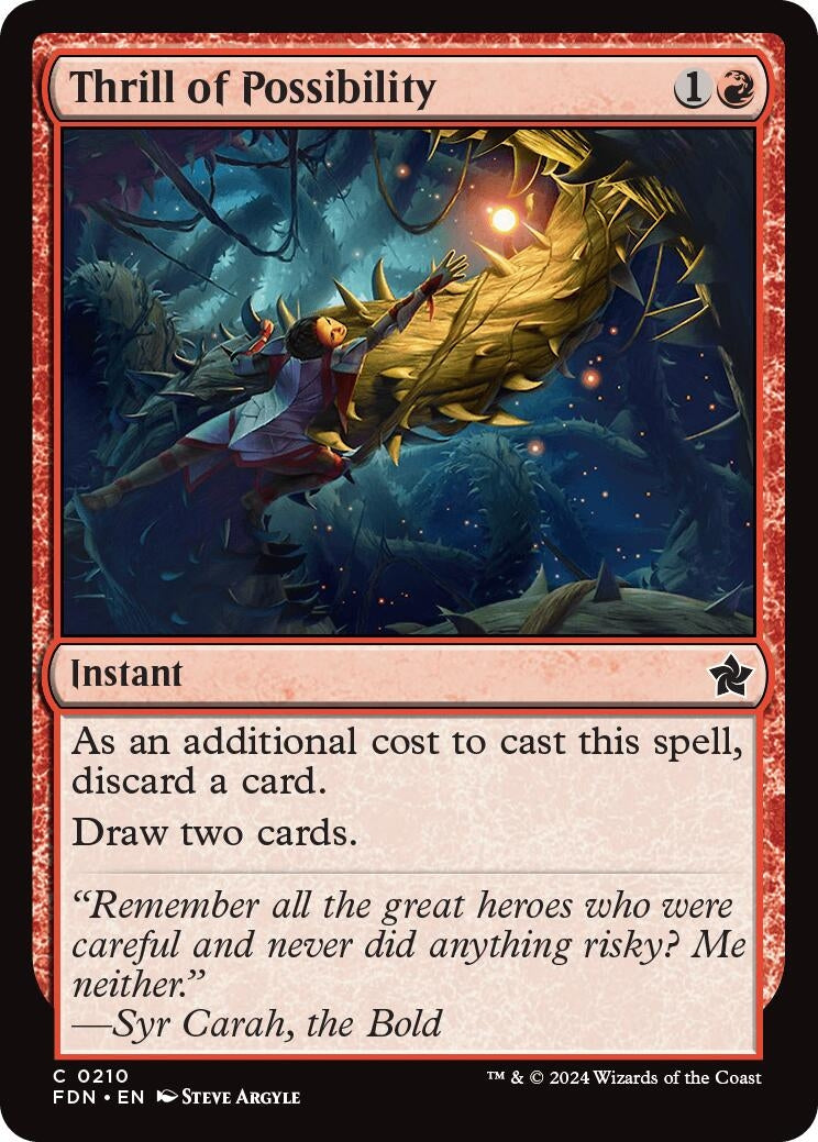 Thrill of Possibility (210) [FDN] - MTG Single