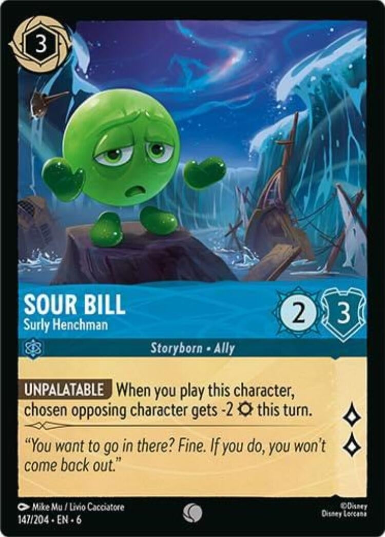 Sour Bill - Surly Henchman (147) (6) - Disney Lorcana Single