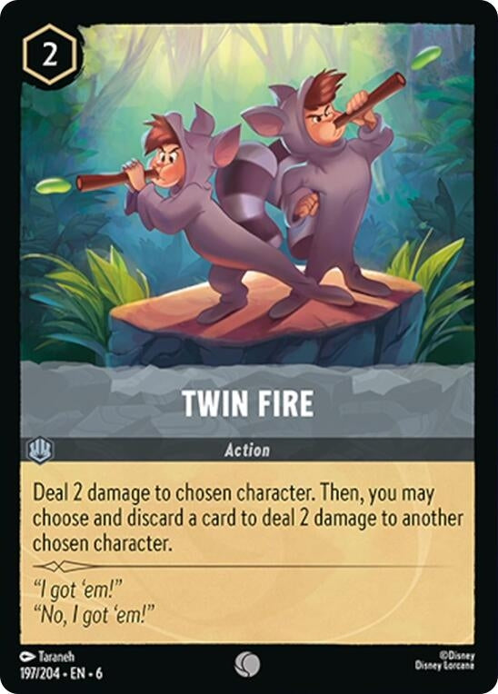Twin Fire (197) (6) - Disney Lorcana Single