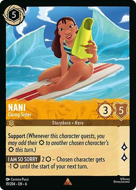 Nani - Caring Sister (19) (6) - Disney Lorcana Single