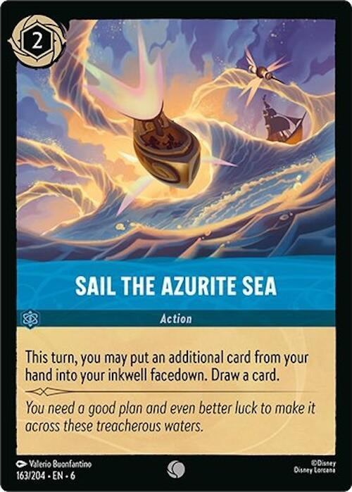 Sail the Azurite Sea (163) (6) - Disney Lorcana Single