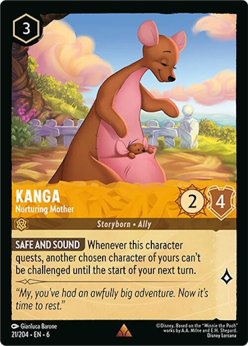 Kanga - Nurturing Mother (21) (6) - Disney Lorcana Single
