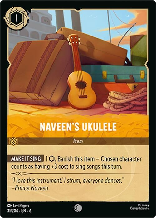 Naveen’s Ukulele (31) (6) - Disney Lorcana Single
