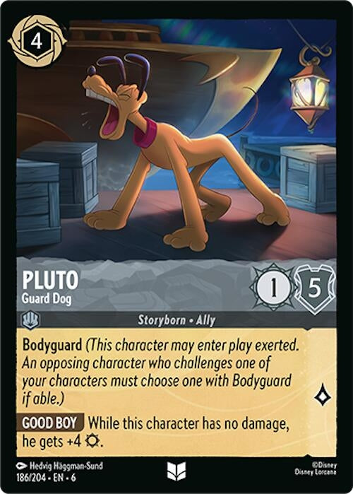 Pluto - Guard Dog (186) (6) - Disney Lorcana Single