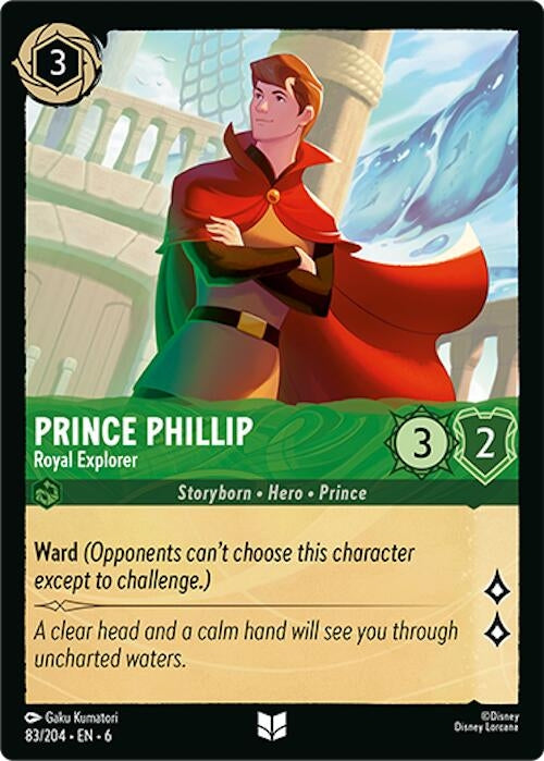 Prince Phillip - Royal Explorer (83) (6) - Disney Lorcana Single