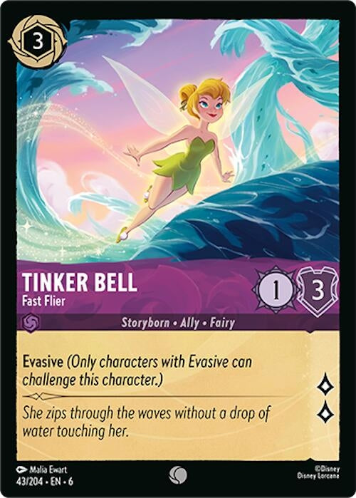 Tinker Bell - Fast Flier (43) (6) - Disney Lorcana Single