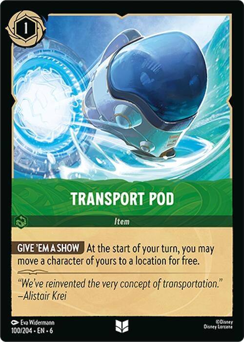 Transport Pod (100) (6) - Disney Lorcana Single