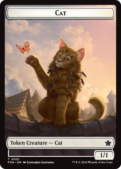 Cat (0001) // Cat (0002) Doubled-Sided Token (1) [FDN]