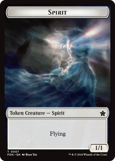 Spirit // Cat (0001) Doubled-Sided Token (1) [FDN]