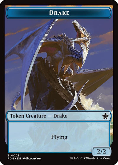 Drake // Goblin Doubled-Sided Token (8) [FDN]