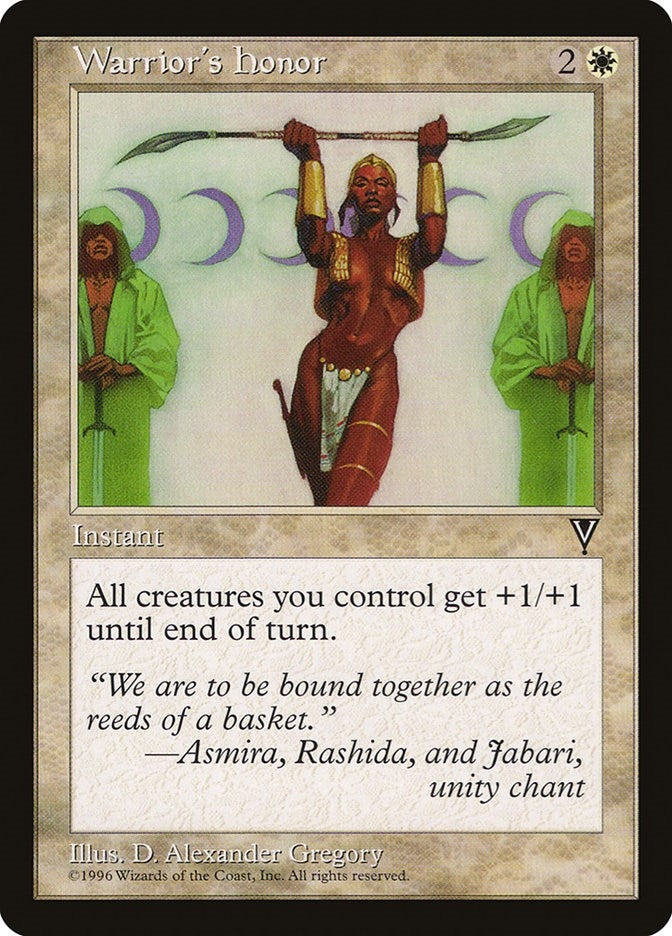 Warrior’s Honor [VIS] - MTG Single