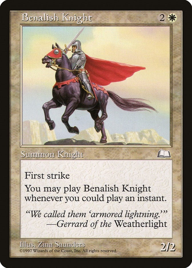 Benalish Knight [WTH] - MTG Single