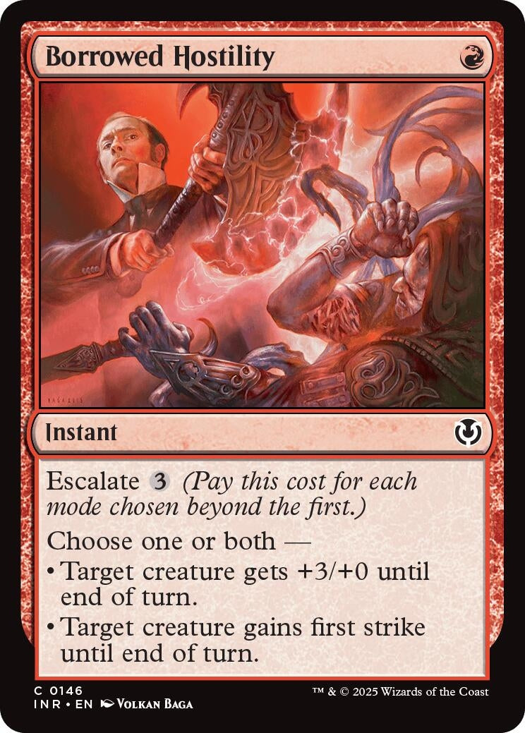 Borrowed Hostility (146) [INR] - MTG Single