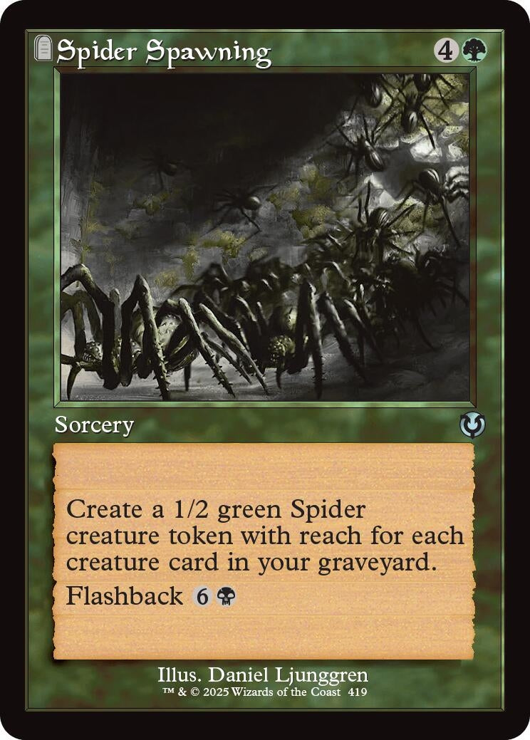 Spider Spawning (Retro Frame) (419) [INR] - MTG Single