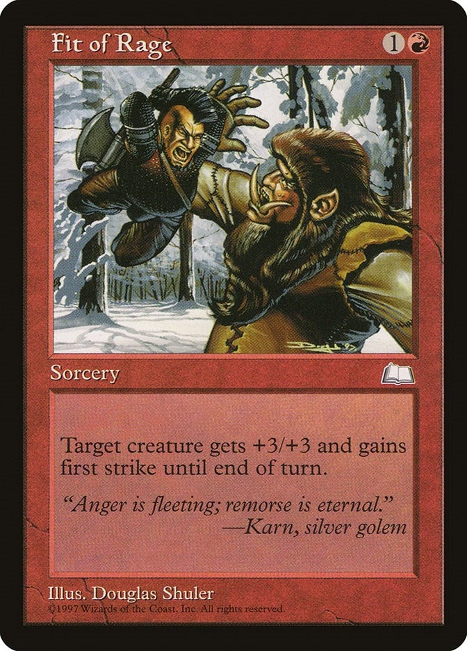 Fit of Rage [WTH] - MTG Single