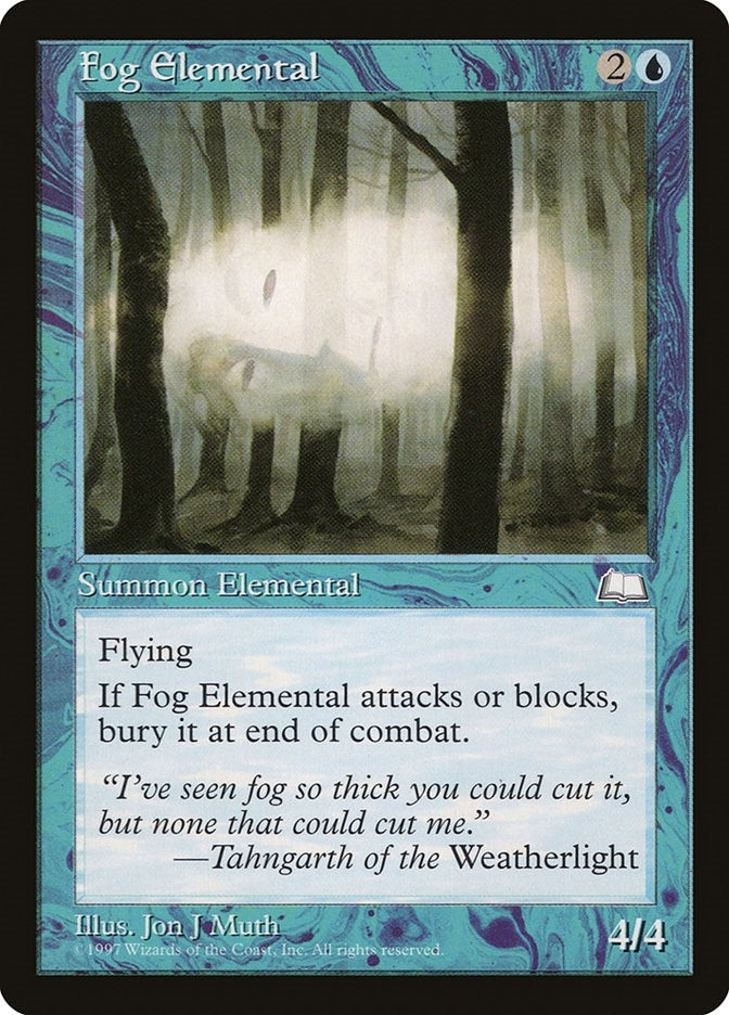 Fog Elemental [WTH] - MTG Single