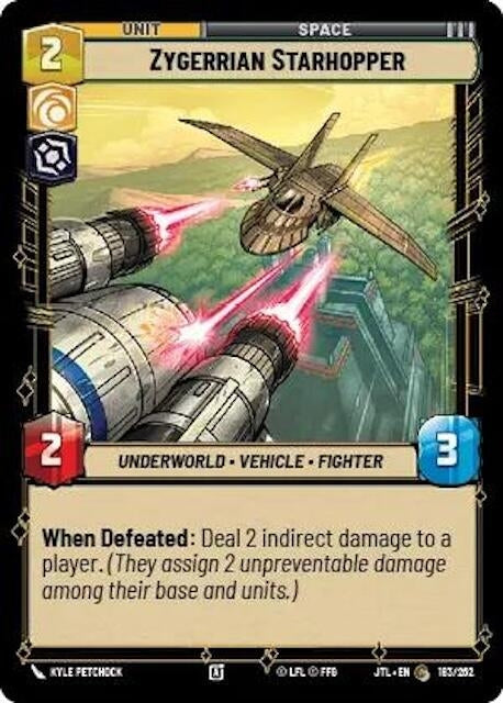 Zygerrian Starhopper (183/257) (JTL) - Star Wars: Unlimited Single