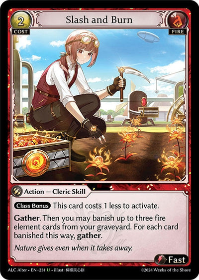 Slash and Burn (231) (Alchemical Revolution Alter Edition)
