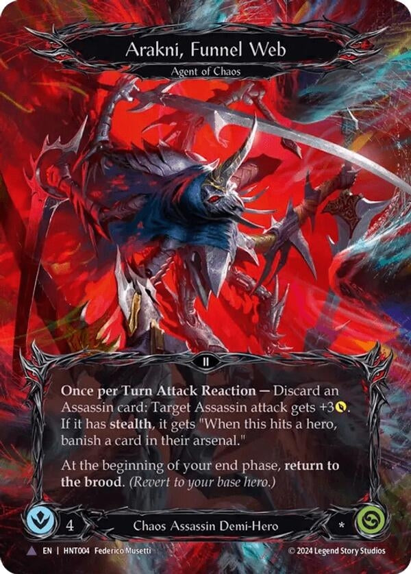Arakni Funnel Web (Marvel) (HNT004) - Flesh and Blood TCG Single