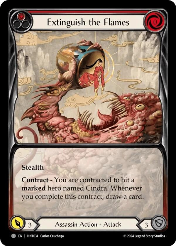 Image for Extinguish the Flames (HNT031) (The Hunted) - Flesh and Blood TCG